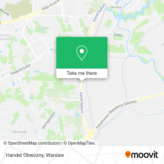 Карта Handel Obwozny