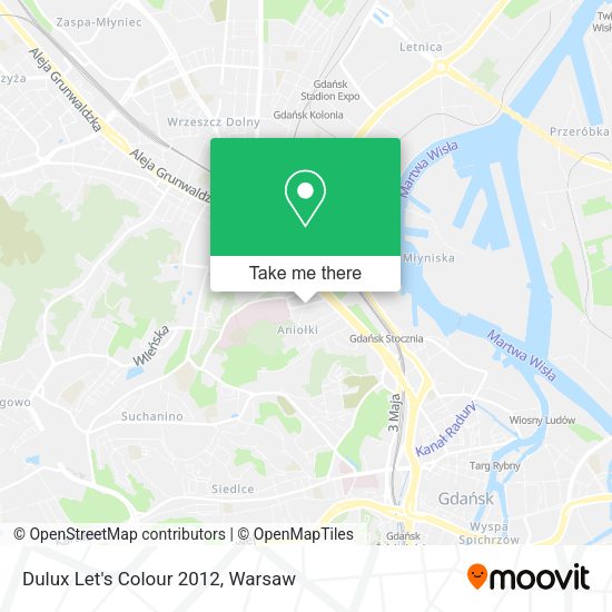 Dulux Let's Colour 2012 map