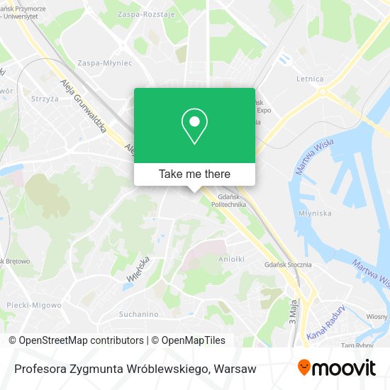 Profesora Zygmunta Wróblewskiego map