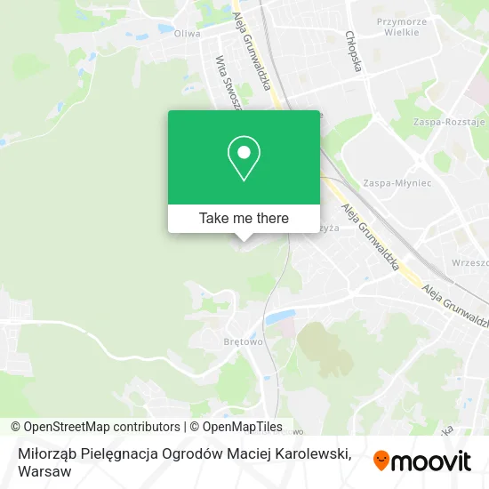 Miłorząb Pielęgnacja Ogrodów Maciej Karolewski map