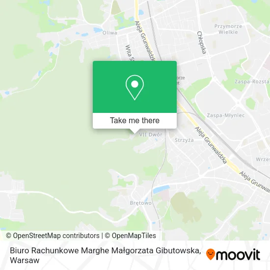 Карта Biuro Rachunkowe Marghe Małgorzata Gibutowska