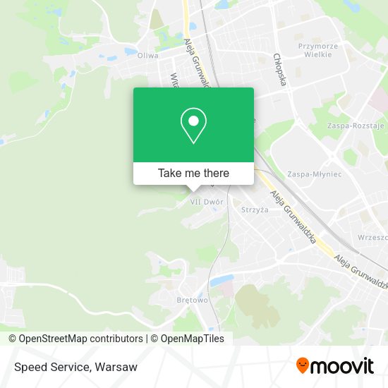 Speed Service map