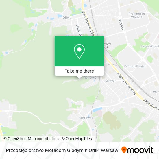 Przedsiębiorstwo Metacom Giedymin Orlik map