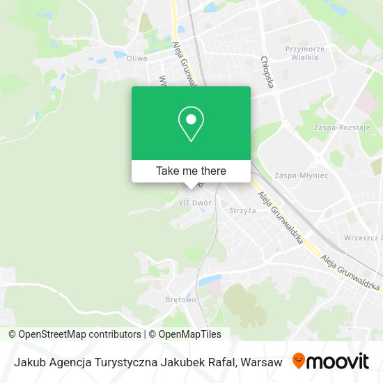 Jakub Agencja Turystyczna Jakubek Rafal map