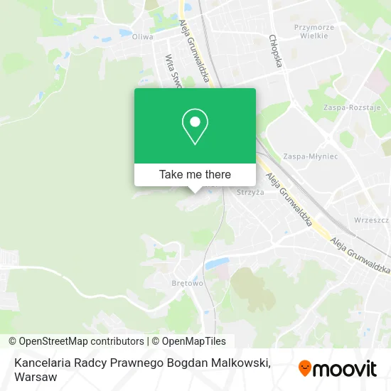 Карта Kancelaria Radcy Prawnego Bogdan Malkowski