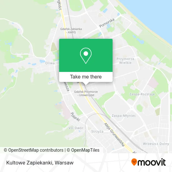 Карта Kultowe Zapiekanki