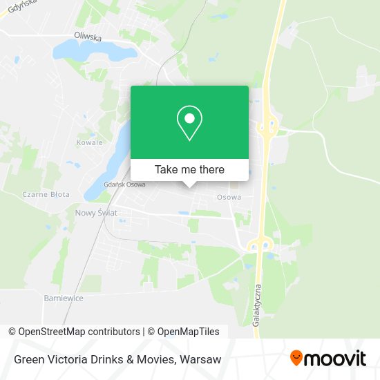 Green Victoria Drinks & Movies map