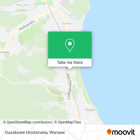 Карта Duszkowe Urodzinalia