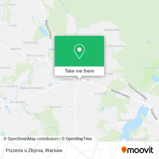 Карта Pizzeria u Zbynia