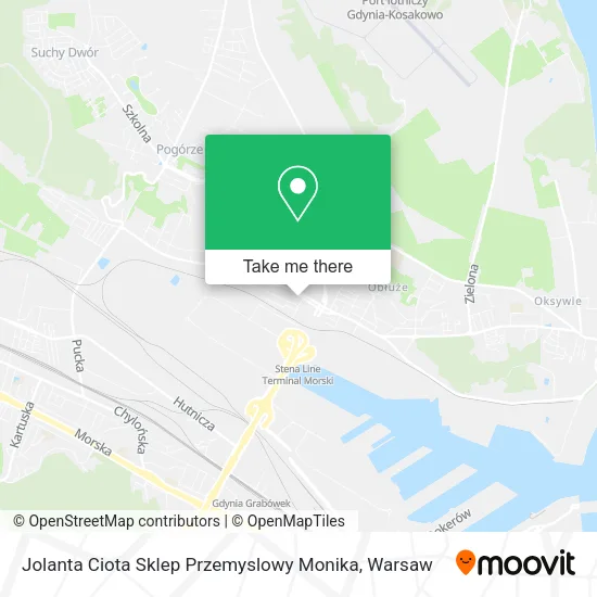 Карта Jolanta Ciota Sklep Przemyslowy Monika