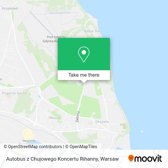 Autobus z Chujowego Koncertu Rihanny map