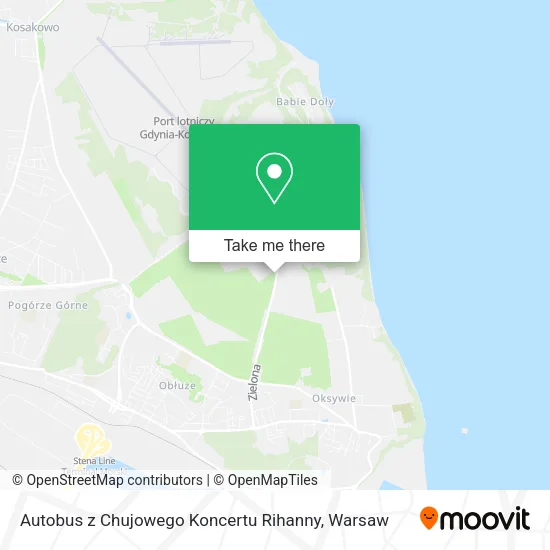 Карта Autobus z Chujowego Koncertu Rihanny