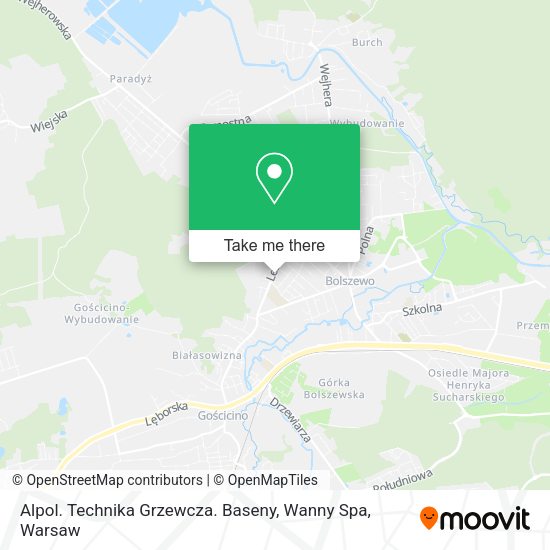 Alpol. Technika Grzewcza. Baseny, Wanny Spa map