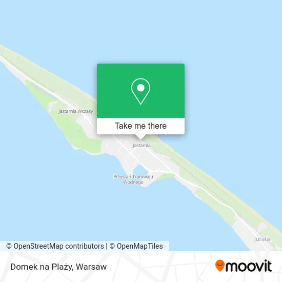 Domek na Plaży map