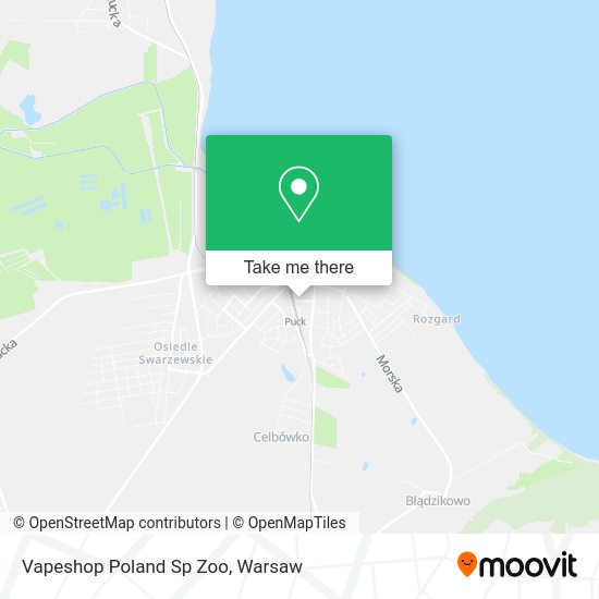 Vapeshop Poland Sp Zoo map