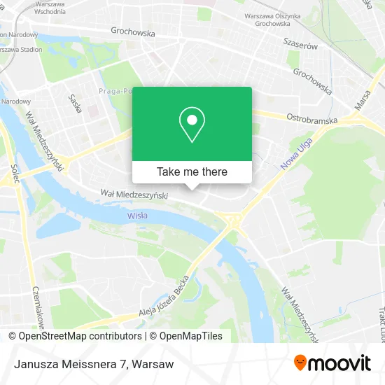 Janusza Meissnera 7 map