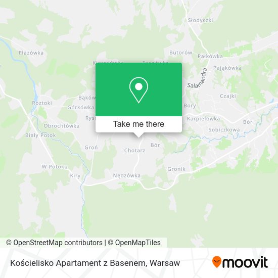 Kościelisko Apartament z Basenem map