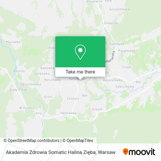 Akademia Zdrowia Somatic Halina Zięba map