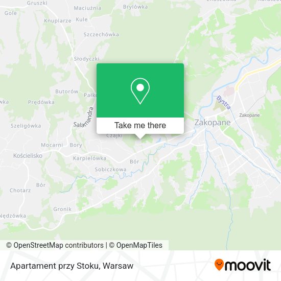 Apartament przy Stoku map