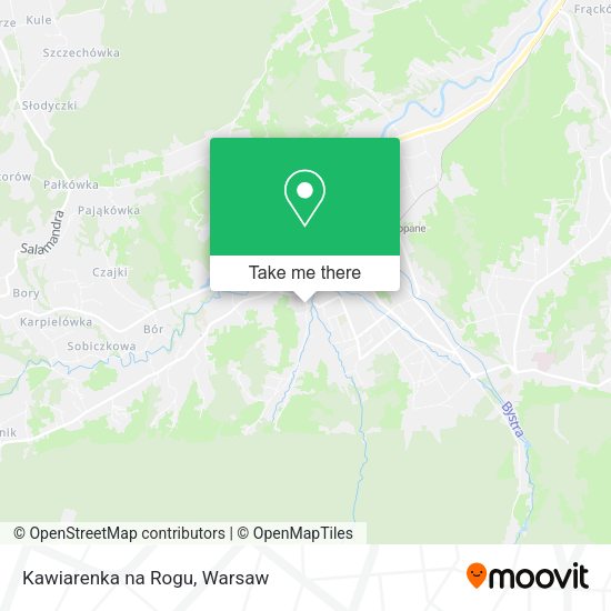 Kawiarenka na Rogu map