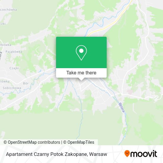 Карта Apartament Czarny Potok Zakopane