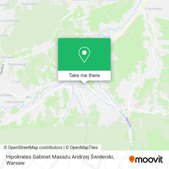 Hipokrates Gabinet Masażu Andrzej Świderski map