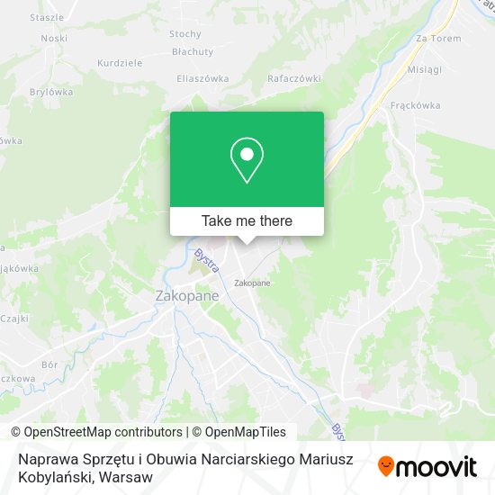 Naprawa Sprzętu i Obuwia Narciarskiego Mariusz Kobylański map