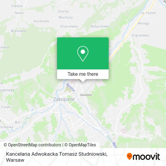 Kancelaria Adwokacka Tomasz Studniowski map