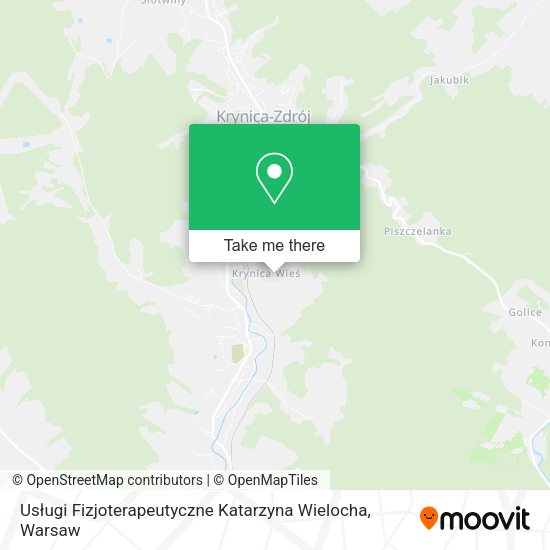 Usługi Fizjoterapeutyczne Katarzyna Wielocha map