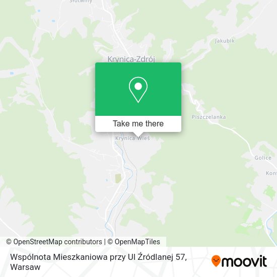 Wspólnota Mieszkaniowa przy Ul Źródlanej 57 map