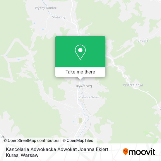 Kancelaria Adwokacka Adwokat Joanna Ekiert Kuras map