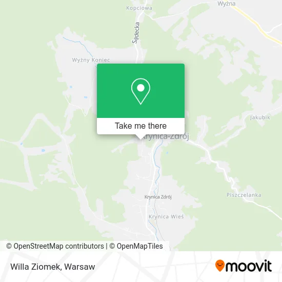Карта Willa Ziomek