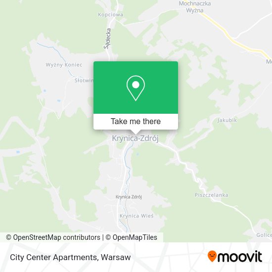 City Center Apartments map