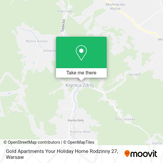 Gold Apartments Your Holiday Home Rodzinny 27 map