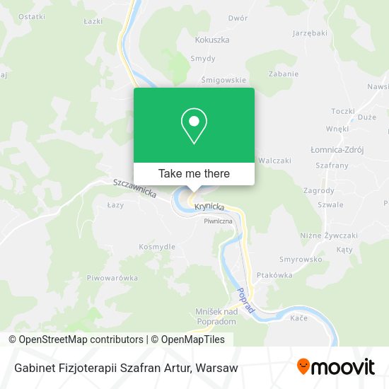 Gabinet Fizjoterapii Szafran Artur map