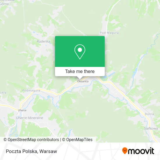 Карта Poczta Polska