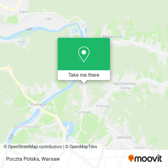 Карта Poczta Polska