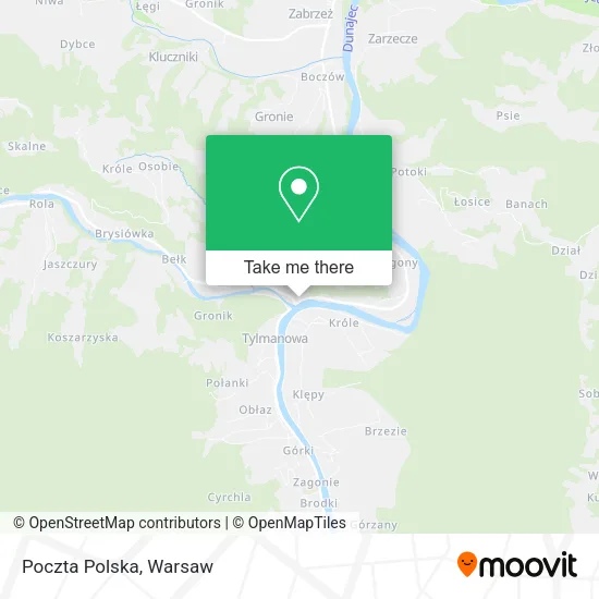 Poczta Polska map