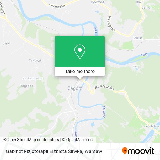 Gabinet Fizjoterapii Elżbieta Śliwka map