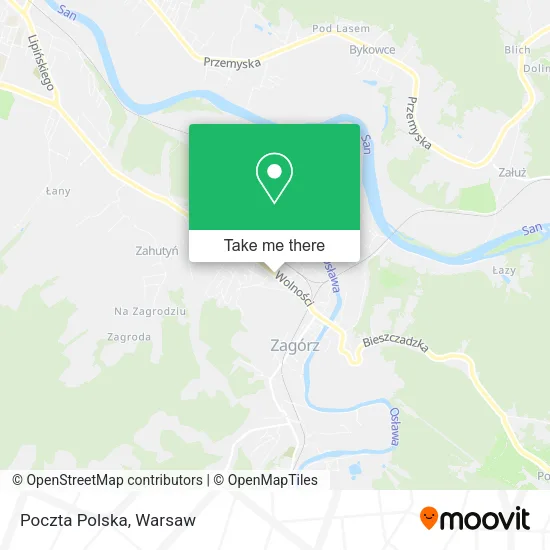 Карта Poczta Polska