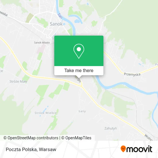 Poczta Polska map