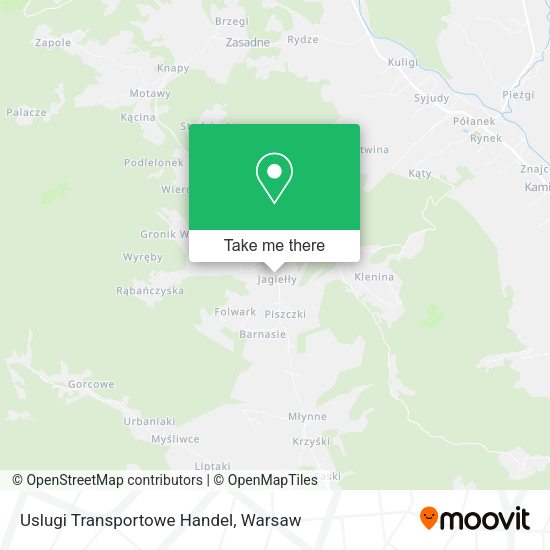 Uslugi Transportowe Handel map