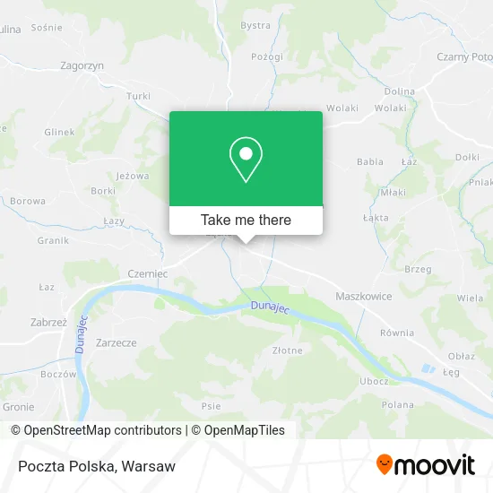 Карта Poczta Polska