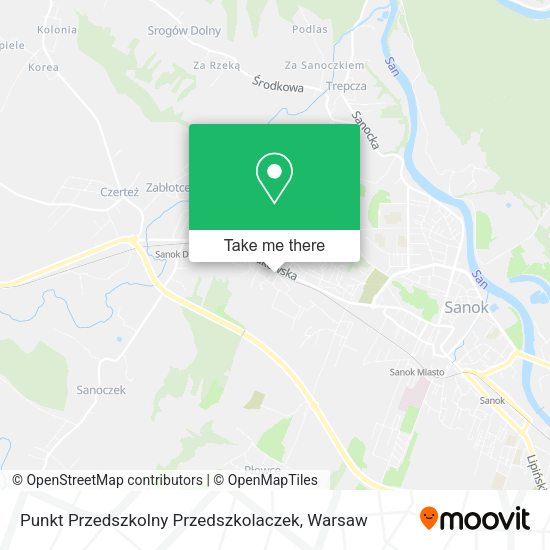 Punkt Przedszkolny Przedszkolaczek map