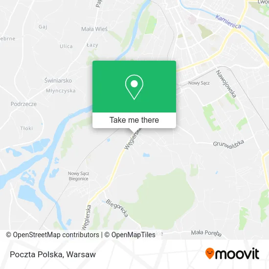 Карта Poczta Polska