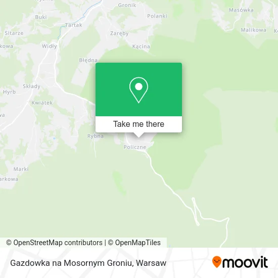 Карта Gazdowka na Mosornym Groniu