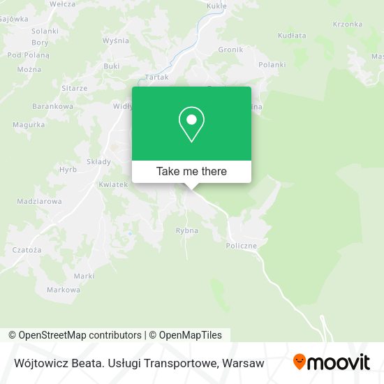 Wójtowicz Beata. Usługi Transportowe map