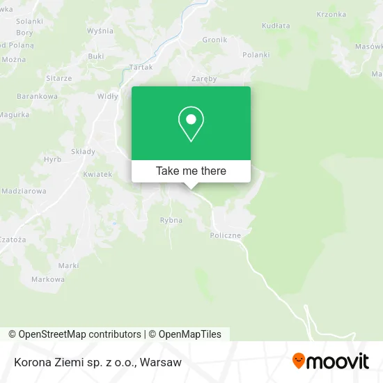 Карта Korona Ziemi sp. z o.o.
