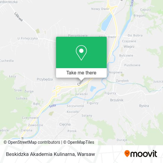 Beskidzka Akademia Kulinarna map