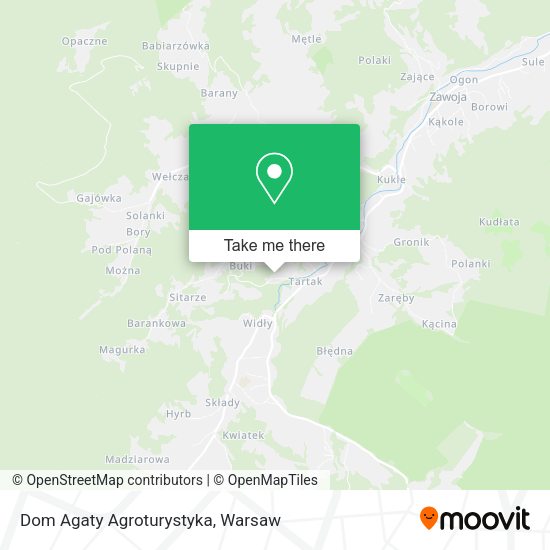 Dom Agaty Agroturystyka map